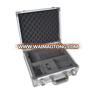 Sliver Custom Aluminum Instrument Case with Foam Pad