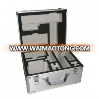 Smooth Brushed Aluminum Precision Instrument Case with Foam Padded